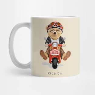 Cute bear design "Ride On" Mug